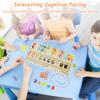 Magnetic Color and Number Maze with Magnetic Pen Wooden Counting Maze Educational Fun Counting Matching Games Montessori Toy