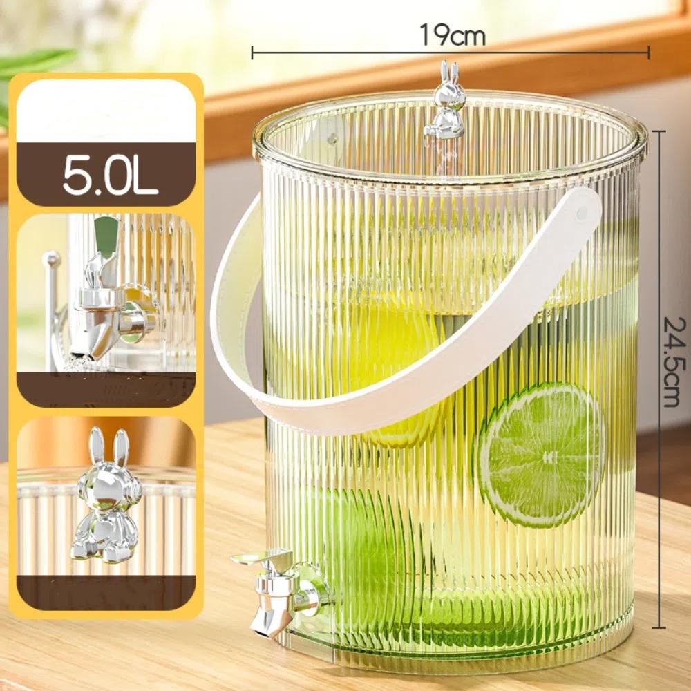 3.5/5L Large Capacity Cold Water Kettle Plastic Water Storage Kettle  Kitchen Picnic