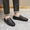 Fashion Genuine Leather Men's Shoes Simple Summer Man Loafers Wedding Dress Driving Moccasins Casual Footwear Ultra-light Slip on Shoes