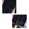Fashionable Long Sleeve Dress Women V Neck Plus Size Flowy High Waist Elegant Spring Autumn Style