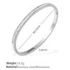 French Stainless Steel Bracelet Sweet Small Fresh Jewelry Does Not Fade Narrow Version Half Circle Full Diamond Buckle Bracelet Women