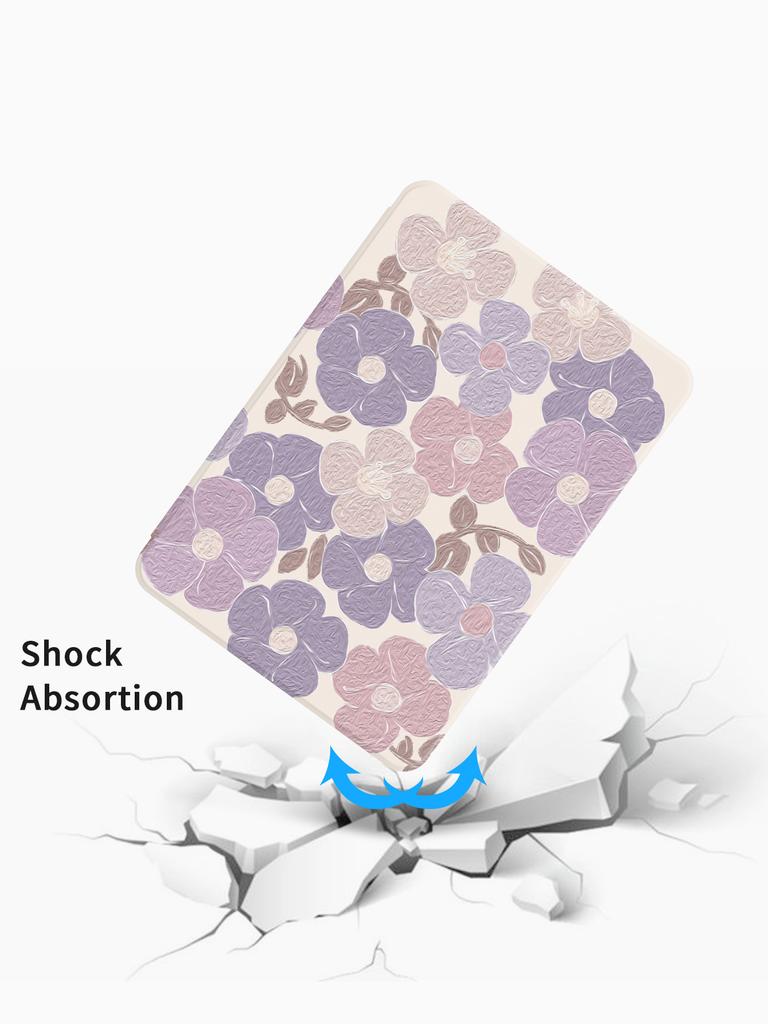 Kindle Case Fits All-New 6" Kindle (11th Generation, 2026 Release)/ Kindle (10th Gen,2019) Flowers Shell Cover