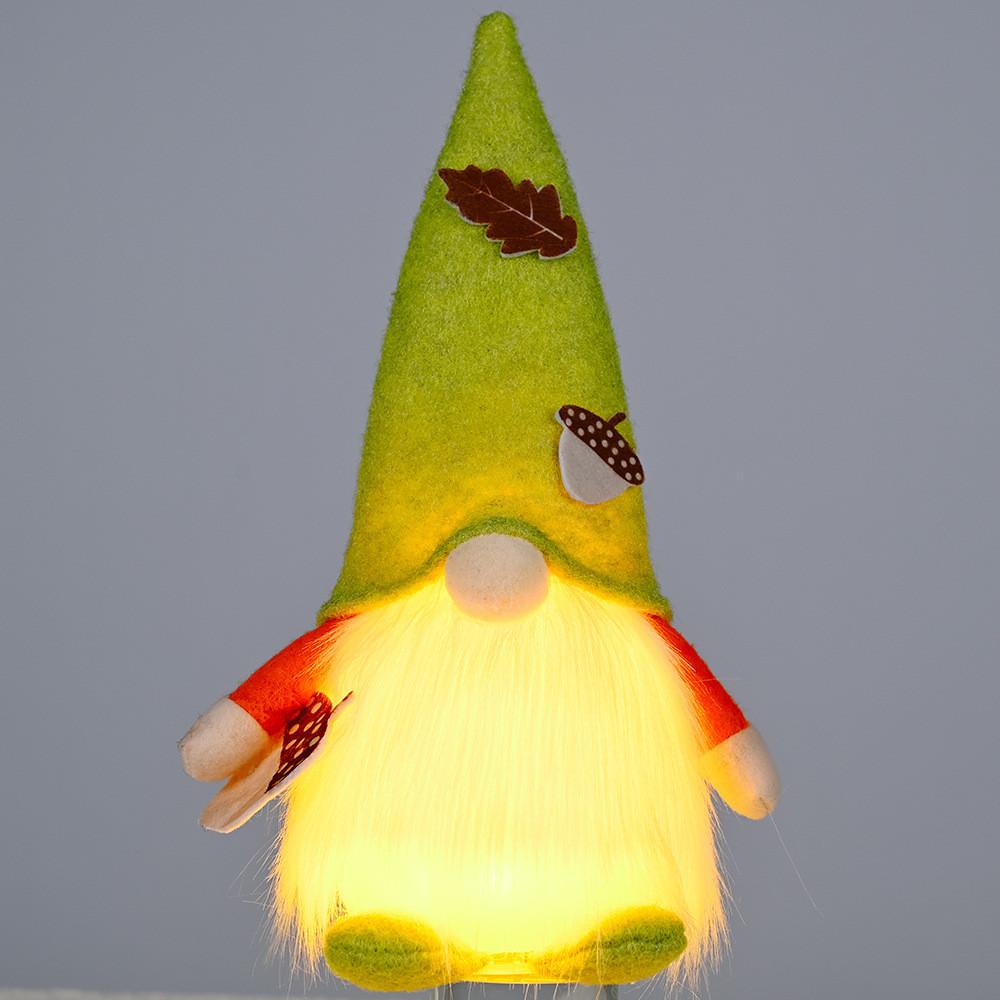 Harvest Cute Festival Corn Doll With Colorful Hats And Lights Perfect For Fall Decorations Holiday