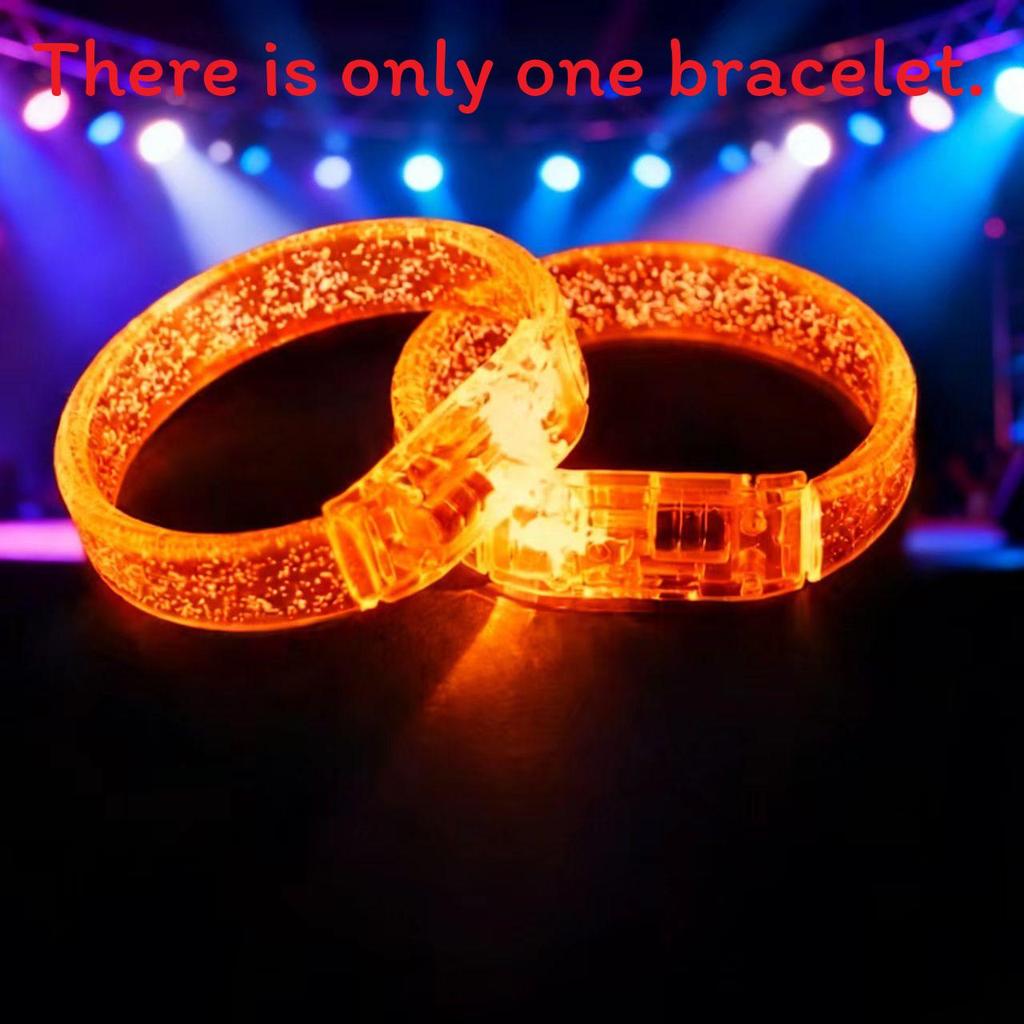 Led Glowing Hand Bracelet Concert Prop Waterproof Flashing Party Accessory For Night Events