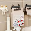 Punch-free Power Plug Socket Holder Cartoon Animals Wall Storage Hook Socket Storage Rack  for Home