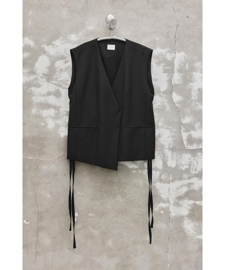 Youth Oversized Tailored Vest - Brown