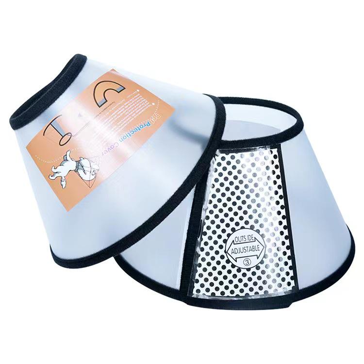 Pet Elizabethan Collar: Protective Head Shield for Grooming and Bathing Dogs and Cats, Anti-Scratch and Bite.