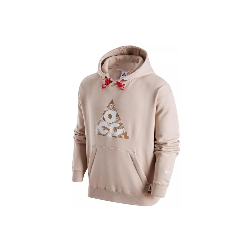 Nike FW23 Serie Dragon Anul Nou Chinezesc Hanorac Fleece cu Imprimeu Logo Litere Bărbați Topuri Alb Nisip FZ6193-126