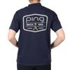 Short Sleeve High Neck Shirt Golf LL [Pin Apparel] Women's (Brand Logo) / / 622-5167306 120_Navy