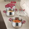COOKER KING 304 Stainless Steel Adjustable Pressure Cooker