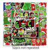 50 Grinch the Grinch Waterproof Vinyl Stickers for Laptops, Guitars and Parties.