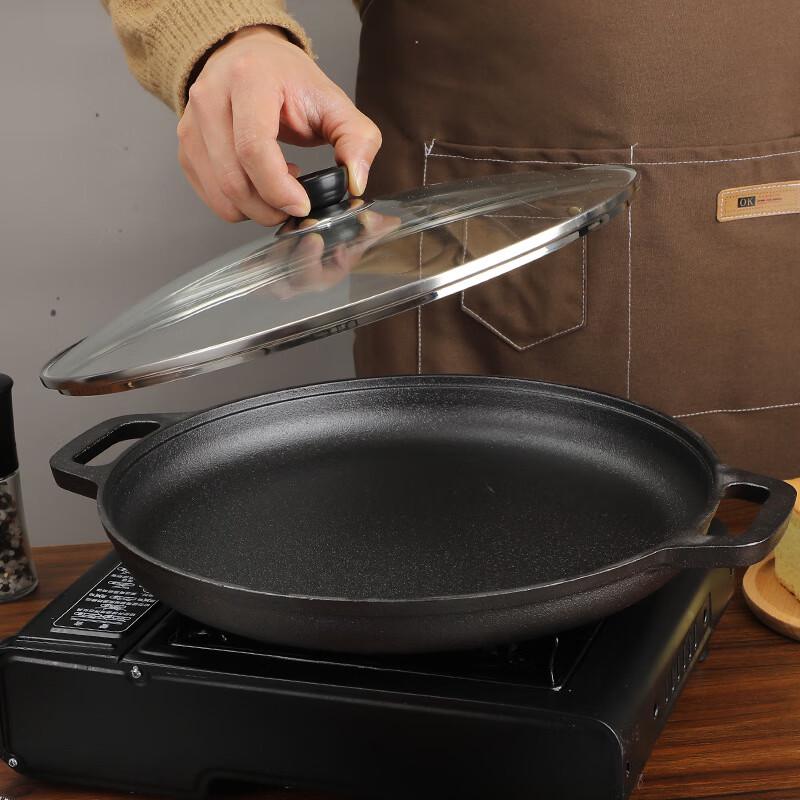 ZISIZ Non-Stick Flat-Bottom Pancake & Crepe Pan