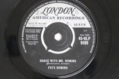 7inch Record FATS DOMINO - Dance With Mr Domino/Nothing New 45HLP9590 LONDON 1962 UK Blues Used