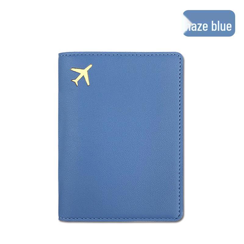 Customizable Multi-Color PU Leather Passport Holder with Thickened Design