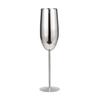 304 Stainless Steel Cocktail & Champagne Goblet, 250ml Metal Wine Glass for Bar & KTV.