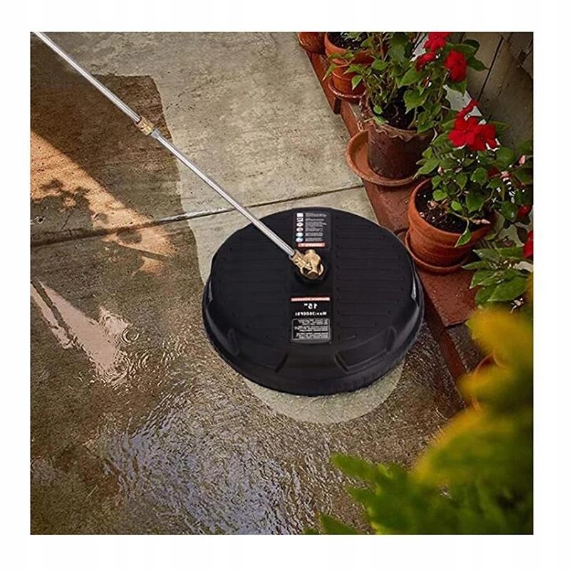 Rosfix Zestaw do Myjek Ciśnieniowych – Szczotka T-Racer 15"" z Lanca 1/4"" i 5 Dyszami | Pianownica 1000ml | Proszek Pianotwórczy 6g