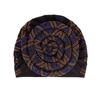 Full Diamonds Women's Donut Turban Cap Elastic Muslim Headscarf Bonnet Female Headband Hat African Caps Lady Hair Accessories