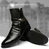 Mode Luxus Herren Chelsea Boots Mode Spitzschuh Herrenstiefel Hohe Qualität Business Casual Schuhe Retro Leder Herren Motorradstiefel
