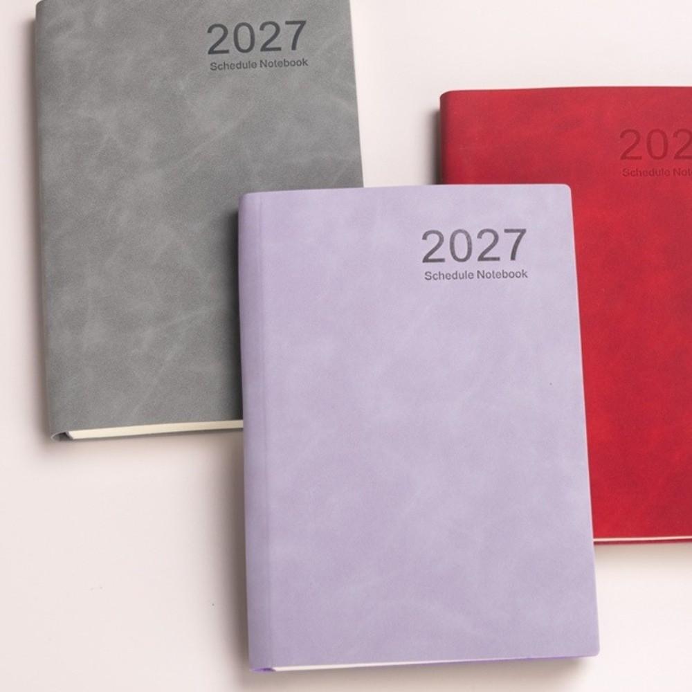 Portable 2027 Daily Planner Notebooks Efficiency Schedule Notebook For School Office Work