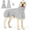 Dog Summer T-shirt Sun Protection Clothing,Dog Raincoat for Large Medium Small Dogs Puppies,Adjustable Dog Rain Jacket