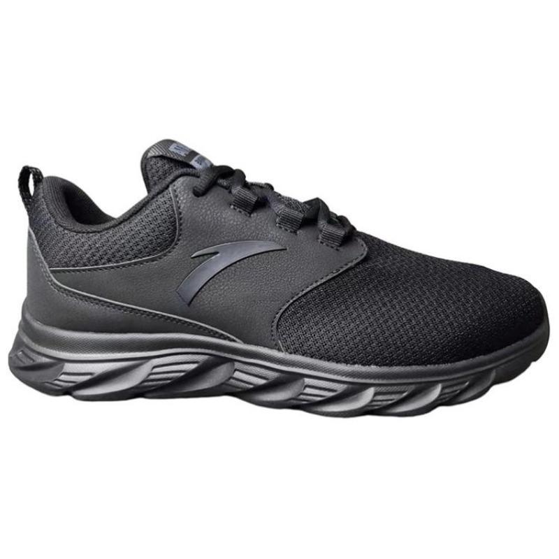 Anta Versatile Shock-Absorbing Non-Slip Durable Low-Top Running Shoes Men Sneakers Black 912035525R-5