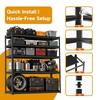 72''H × 40''W Garage Shelving, Metal Shelving Unit and Storage, 2500lb Standing Shelves,Heavy Duty Shelving with, Customized