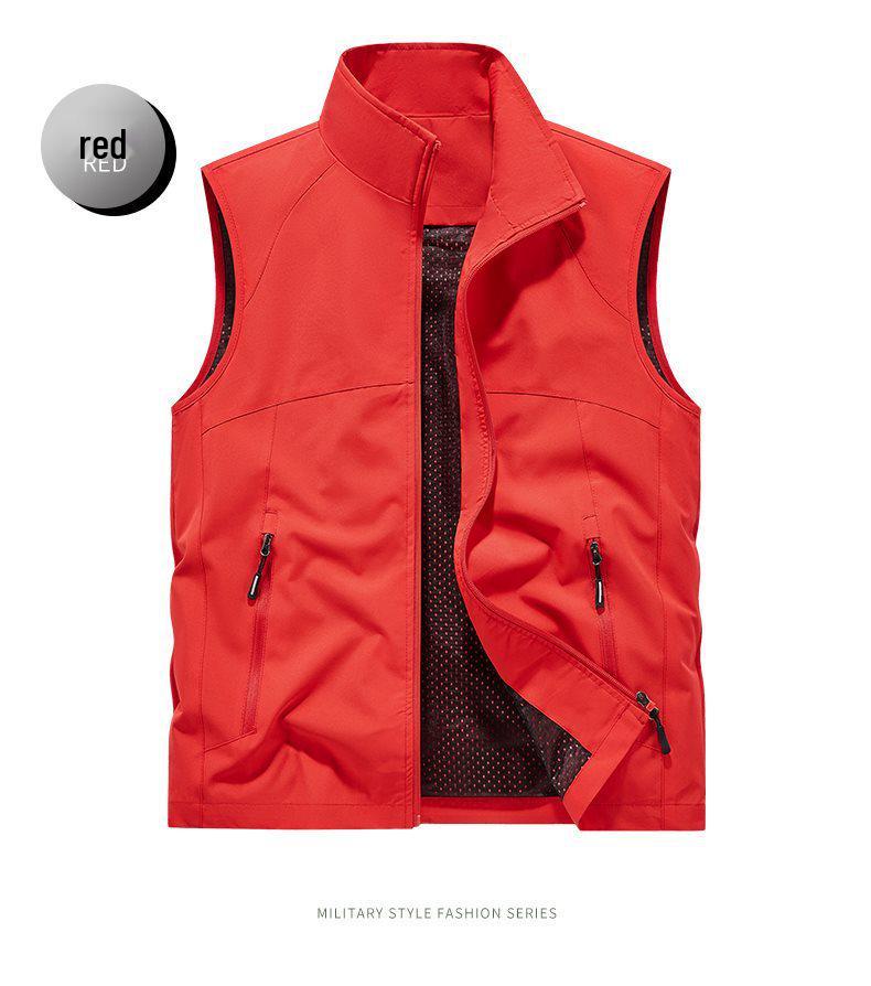 New Cross-Border Outdoor Work Vest for Middle-Aged and Young - Casual Loose Fit