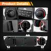 599-268 Heater Climate Control Module A/C Control Panel Compatible with 1998-2000 Honda Accord, 1998-2004 Honda Odyssey, Replaces 599-268,