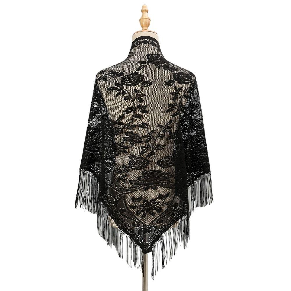 Multicolored Women Shawl With Tassel Tulle Shawl Wedding Accessories Fashion Scarf  Women