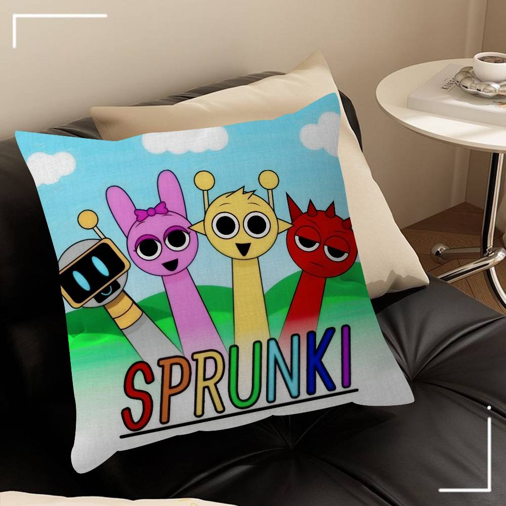 

Игра S-Sprunki fun Подушка Подарок Декор для дома и офиса Подушка Спальня Диван Автомобильная наволочка Наволочка 30cmx30cm