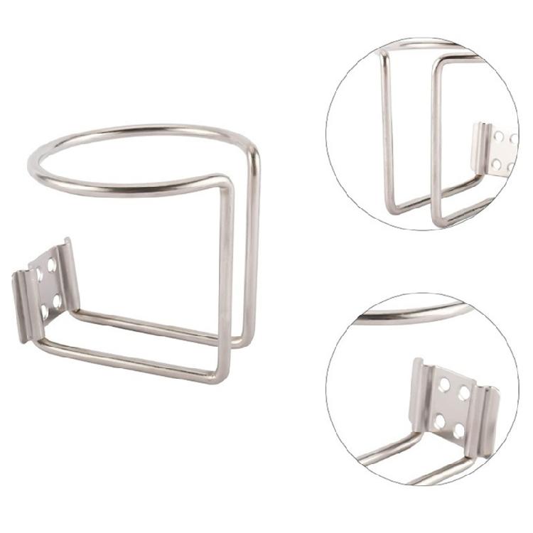 Stainless Steel Anti-corrosion Open Ring Marine Boat-Ship Yacht Water Cup Holder