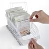 Home Kitchen Transparent Refrigerator Storage Compartment Thickened Plastic Food Storage and Organization Box Storage Basket