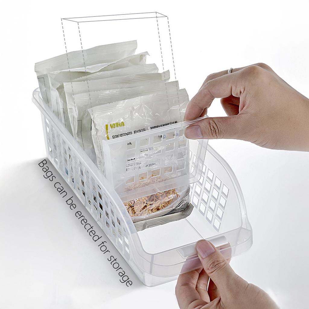 Home Kitchen Transparent Refrigerator Storage Compartment Thickened Plastic Food Storage and Organization Box Storage Basket