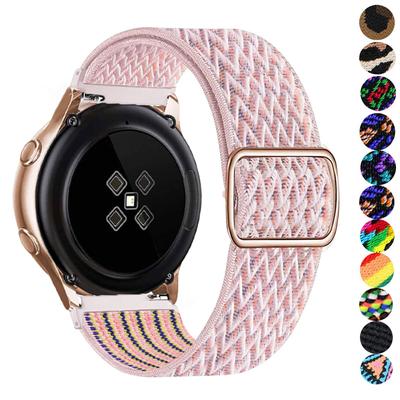 20mm 22mm Band For Samsung Galaxy Watch 4/7/6/classic/5/pro/FE/Gear S3 Elastic Nylon Correa Huawei Watch GT 2 6 5 4 3 Pro Strap