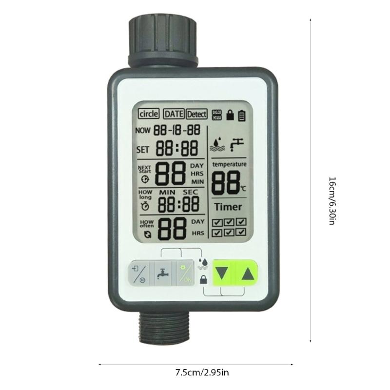 Automatic Water Timer Garden Digital Irrigation Machine Intelligent Sprinkler for Outdoor to Save Water&Time
