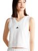Adidas Professional Tennis CROP Fitness and Training White Size L Women's Top, Shirt, (IT4688),