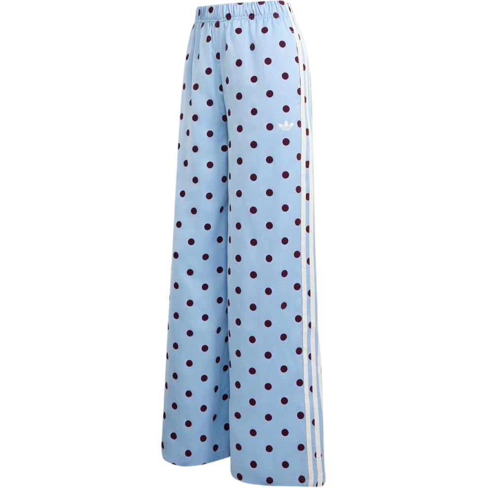 Adidas Originals Satin Polka Dots Wide Leg Pant Women Pants KV1170 S