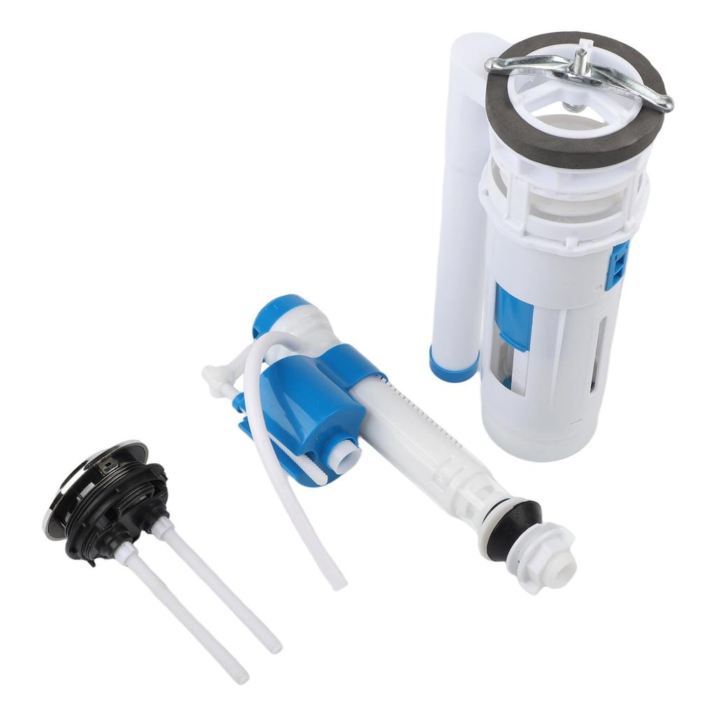 Pulsante di Scarico WC Sostituzione Kit Cassetta WC a Doppio Scarico Plastica