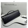 2024 Elegant Woven Cowhide Evening Shoulder Bag