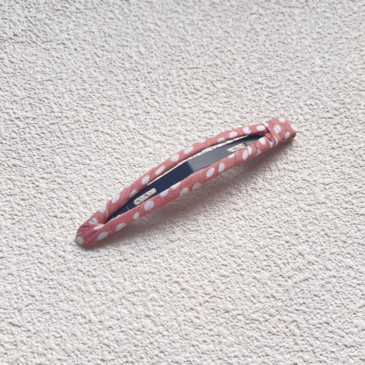 Красочная ручная тканевая заколка для волос: Зажим для боковых, лобных и выбившихся волос