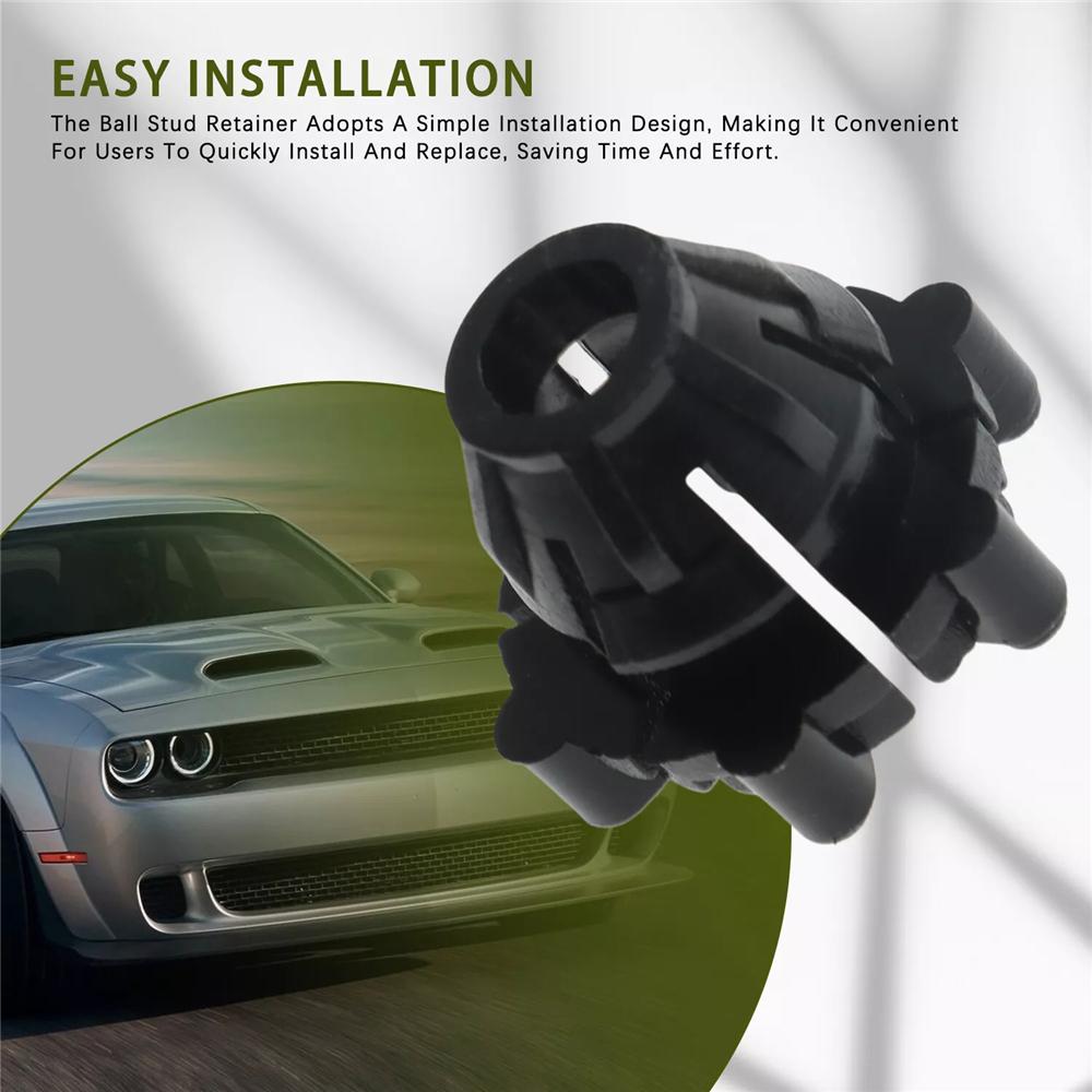 4Pcs Headlight Lamp Assembly Ball Stud Retainers for 2005-2008 Dodge Magnum