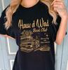 Acotar House Of Wind Book Club Shirt, Night Court Velaris House Of Wind Library Unisex T-Shirt