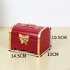 Jewelry Storage Chest, Keepsake Box, Vintage Kids Piggy Bank, Treasure Chest for Adults,