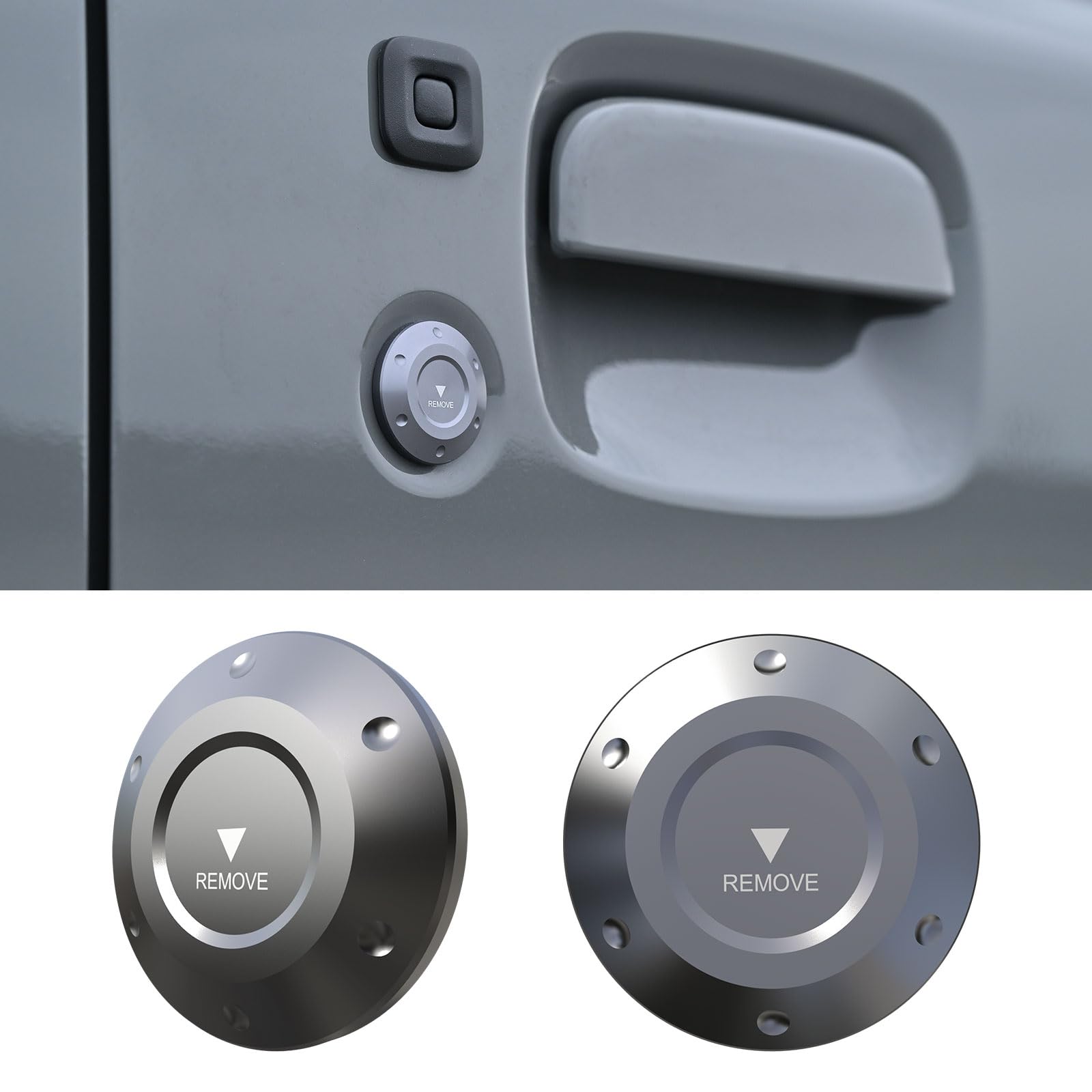 

alumania Keyhole Cover Aluminum Full Billet [Metallic] JB Jimny Sierra