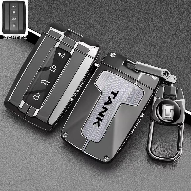 Tank 300/Hi4T/400/500/700 Key Case Shell with Buckle for New Energy Vehicles
