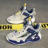 Mesh Children's Running Shoes 2025 Spring and Autumn New Sports Shoes Medium and Old Children's Rotating Buckle Actual Combat Breathable Non-slip and