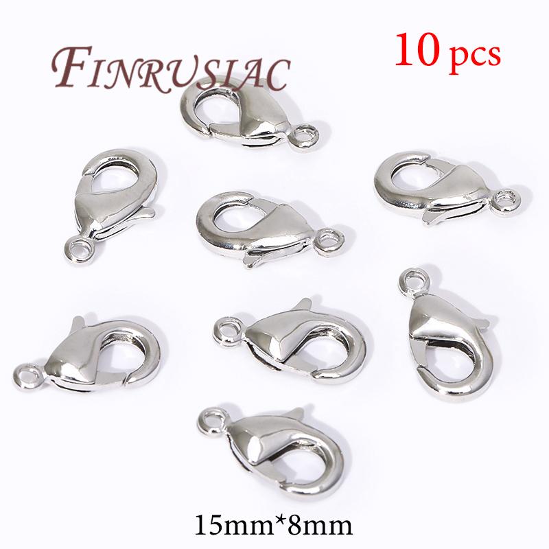 18K Gold Plated Lobster Clasps For Bracelets,Spring Clasps For Jewelry,DIY Jewelry Making Supplies,Connectors Clasp Accessories
