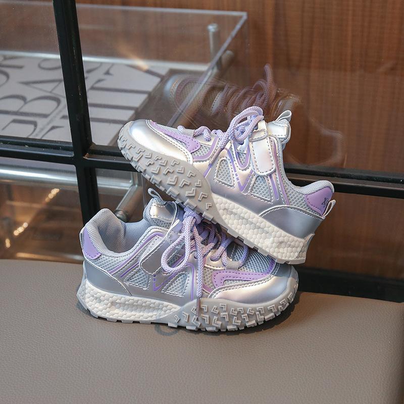 Fashion Girls Sports Shoes Children's Mesh Casual Shoes 2025 Spring and Autumn New Student Versatile New Models