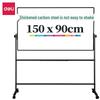 Deli 7883 H-Frame Double-Sided Magnetic Mobile Whiteboard