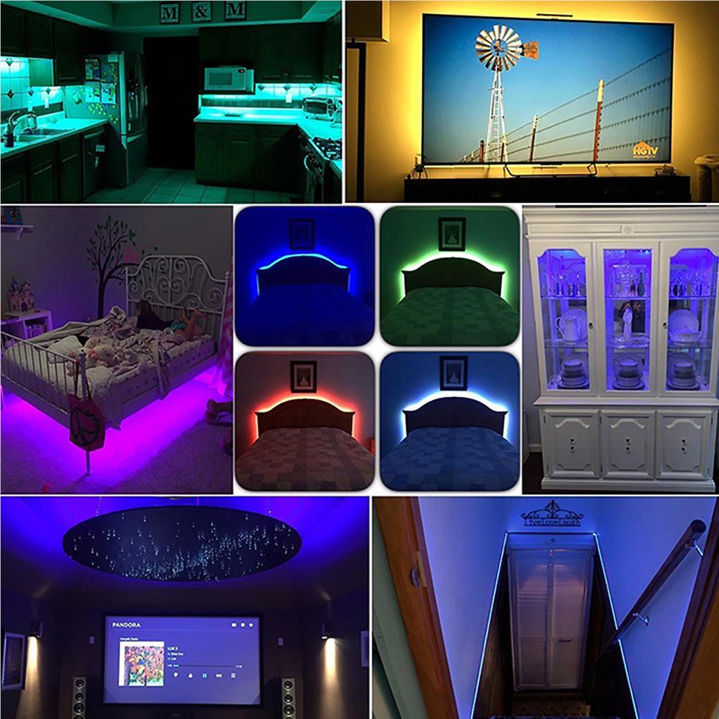 Light Strip Universal Backlit Adornment Rope Lamps Decoration Indoor Luminous Adorn 5V USB LED Lamp with Controller for Home